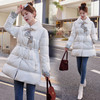 冬季新款，羽绒绣花拼接盘扣新款90白鸭绒羽绒服HR-HYGG9005 商品缩略图0