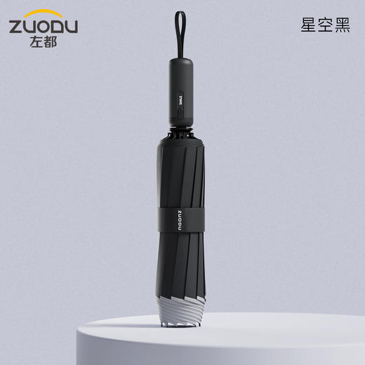左都 ZD191全自动双龙骨反向抗风暴雨伞专用 印章伞 商品图2