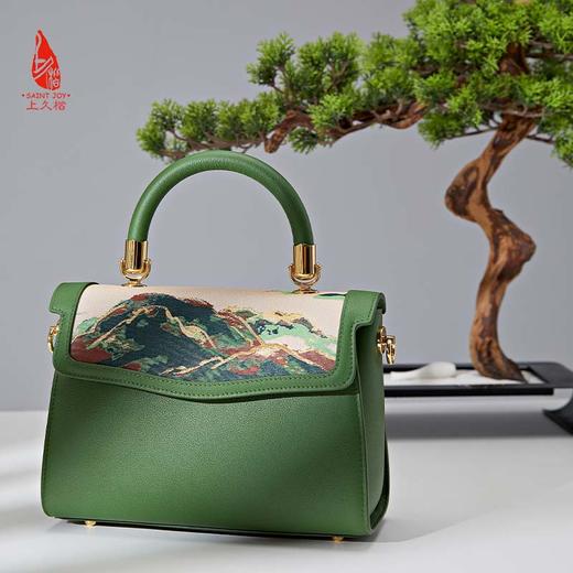 SAINTJOY/上久楷 宋锦女式拎包  锦绣山河  BWS23A0701 商品图7