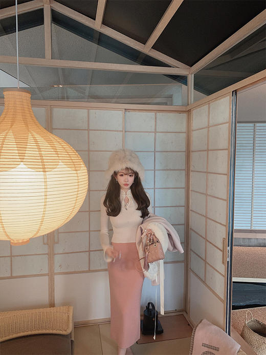 XS断码特价 金蘑菇菇 青青子衿 / 国风半透内搭系列 设计感毛衣&针织连衣裙 商品图3