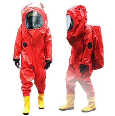 消防全封闭防化服A级 封闭连体防化服防液氨防氨