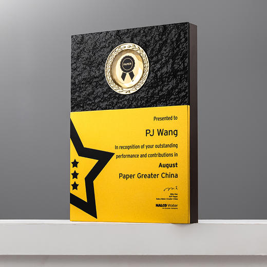 优秀经销商奖牌牌匾订制定做浮雕工艺金属奖杯定制签约书荣誉证书 商品图8