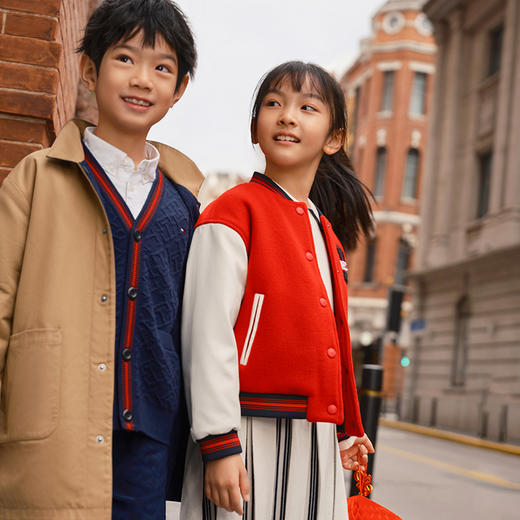 TOMMY 春 大童小童 儿童童装风衣 THB-WB-24A042 商品图3