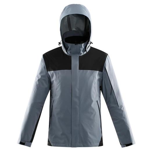 秋冬户外冲锋衣男女三层压胶滑雪服防风水两件套三合一登山服 商品图2