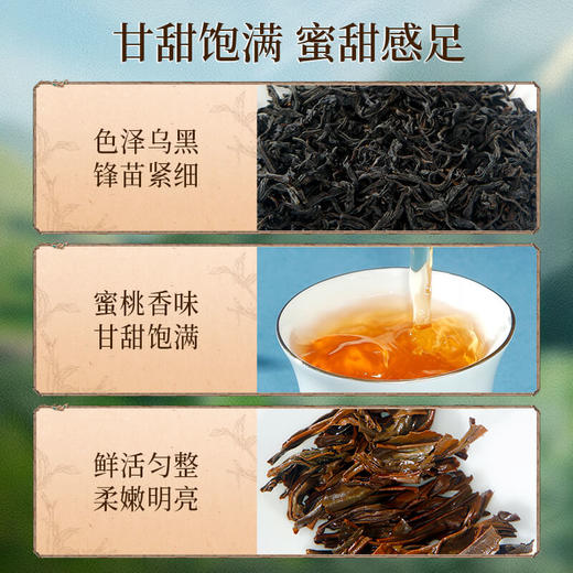 正山堂巴东红 桃园织锦礼盒装 特级红茶正宗骏眉中国茶叶送礼200g 商品图3