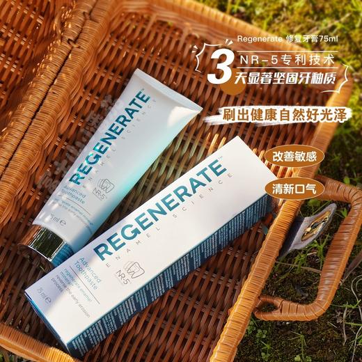 【品牌授权】一般贸易法国进口Regenerate牙膏含氟亮白口腔清洁清新口气防蛀75ml 商品图0