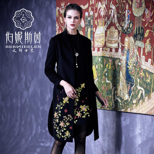 【伯妮斯茵】黑色6S6152  连衣裙 商品图0