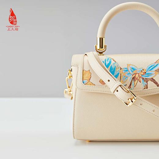 SAINTJOY/上久楷 宋锦女式拎包  锦枝玉叶 BWS23A0702 商品图2