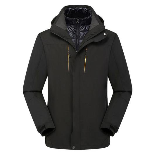 冬季户外羽绒内胆冲锋衣男女三合一两件套可拆卸防风防水登山服 商品图2