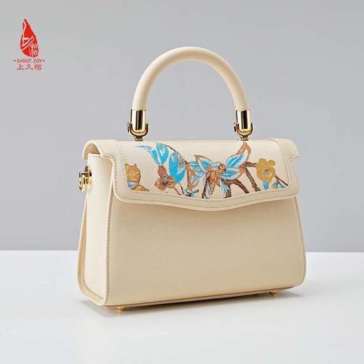 SAINTJOY/上久楷 宋锦女式拎包  锦枝玉叶 BWS23A0702 商品图8