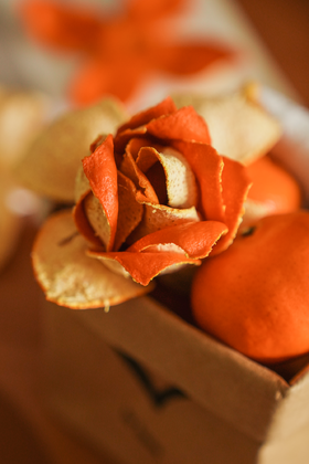 用川红橘做一朵花丨今年最后的川红橘季 