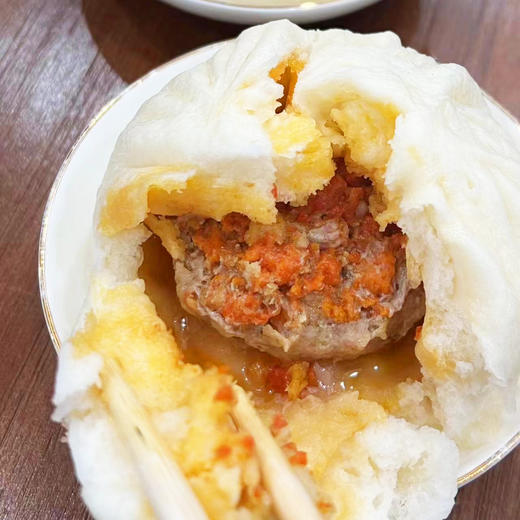 【蟹黄包】活蟹挑黄 真蟹黄 直冒油的蟹黄肉包 商品图2