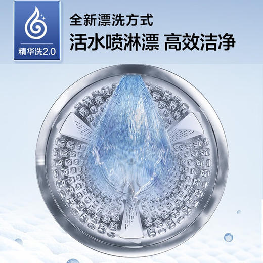 宝藏K39 海尔滚筒洗衣机 10公斤全自动滚筒大容量变频一级能效智能投放晶彩大屏洗衣机【12516精华洗】 585mm超薄+精华洗护+蒸汽柔烘+智能投放 商品图2