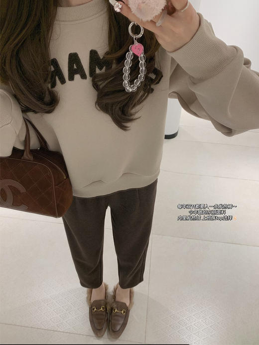 金蘑菇菇 Daily mood高能发热 公主也要保暖 卫衣/大欧包/发热裤 商品图4