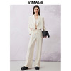 VIMAGE纬漫纪春季新款白色短款西装外套V2103703 商品缩略图1