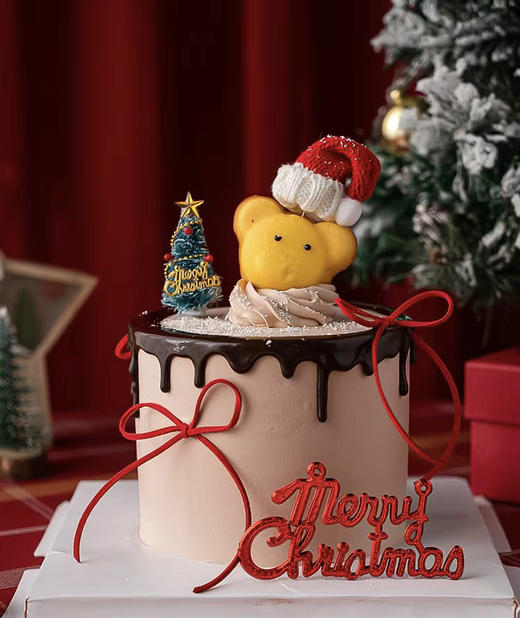 圣诞小熊（圣诞帽造型随机装饰） 商品图1