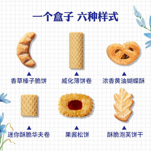 波兰百乐顺集锦饼干礼盒483g/152495 一个盒子六种选择深蓝色星辰大海礼盒设计 商品图2