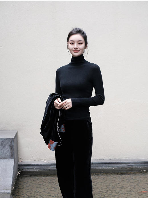 盛唐牡丹| 针织羊绒打底衫 高领 [特价品] 商品图14