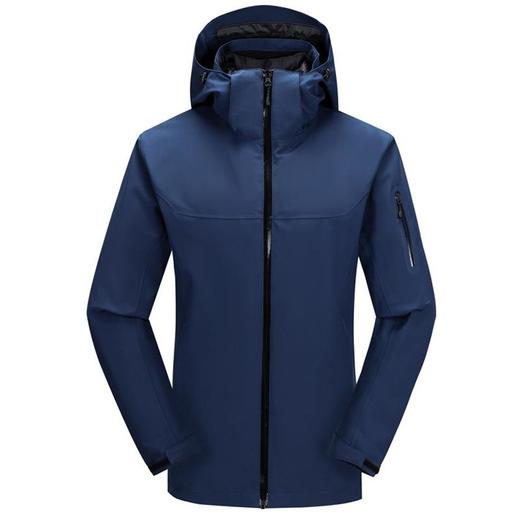 新款户外羽绒内胆冲锋衣男两件套三合一羽绒服接缝压胶防风防水防水登山服 商品图1