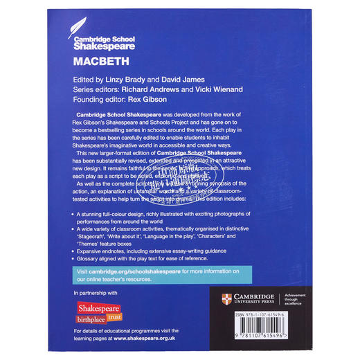 【中商原版】MACBETH (CSS) +3/E+ 麦克白 英文原版进口图书 教材教辅参考书 莎士比亚戏剧 商品图1