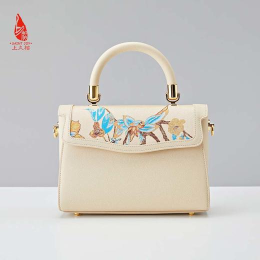 SAINTJOY/上久楷 宋锦女式拎包  锦枝玉叶 BWS23A0702 商品图9