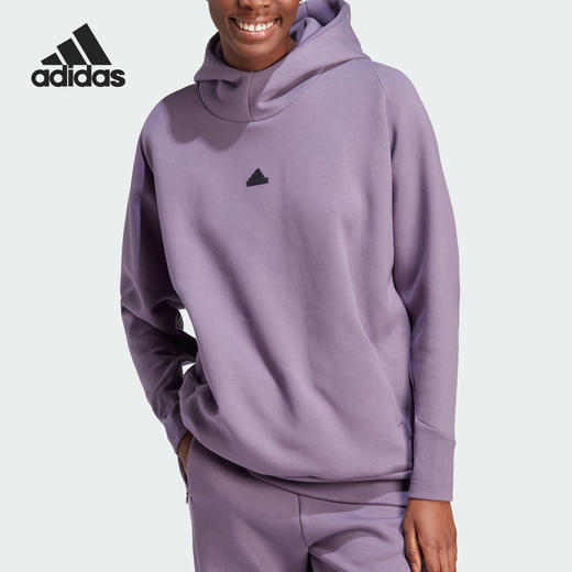 Adidas/阿迪达斯卫衣女 Z.N.E冬新款宽松运动休闲连帽套头衫IN5123 商品图0