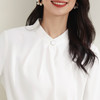 【职业干练】罗蒙四季款女士长袖衬衫舒适亲肤大众简约百搭优雅衬衫女 商品缩略图5