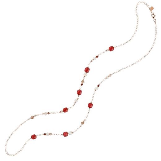 北京仓｜ROSSO PREZIOSO-MIX MIGNON-挚爱红 长项链［意大利设计师］ 商品图1