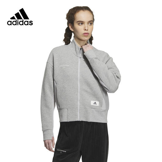 Adidas/阿迪达斯外套女冬新款立领宽松防风休闲轻运动夹克IP0757 商品图0