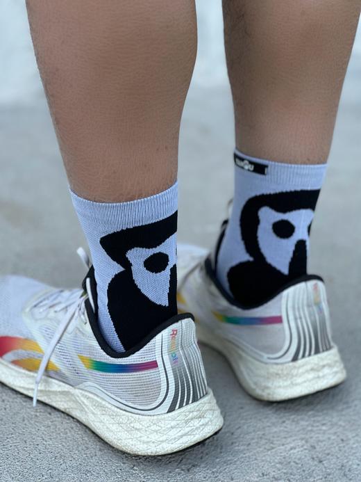 [尝新价！]严素CoolMax中筒严素耐力+运动袜跑步袜路跑马拉松 商品图6