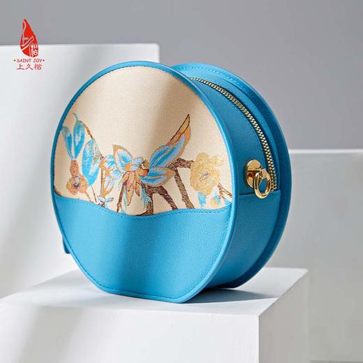 SAINTJOY/上久楷 宋锦斜背包 锦织玉叶 BWS23B0401 商品图0