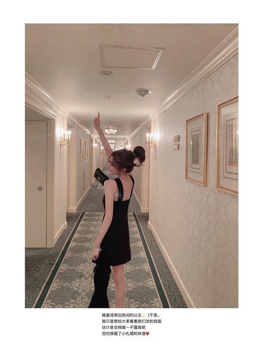 金蘑菇菇 Marie Louise万千宠爱 公主的miu丝绒裙/年会裙小礼裙 商品图4