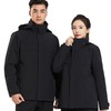 秋冬新款户外冲锋衣男女两件套三合一可拆卸防风防水登山滑雪服 商品缩略图4