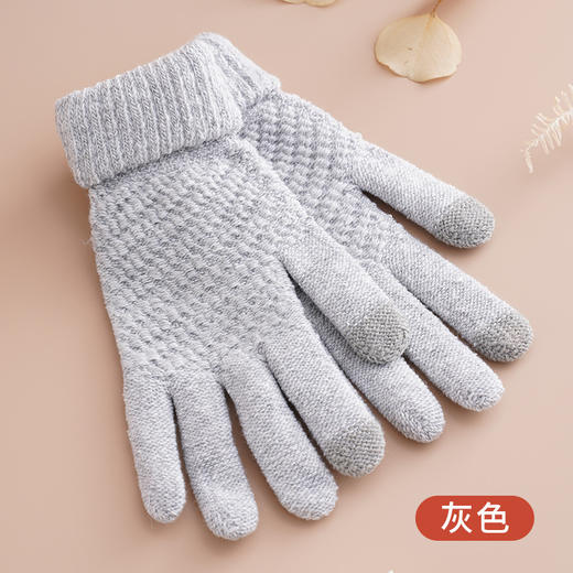 【升级加厚款，ins卡通貂绒笑脸手套】冬季加绒保暖户外防寒可爱学生触屏毛绒手套，带上手更灵活QQ 商品图9