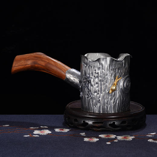 子佩集S999银【励志年华】小茶壶公道杯摆件茶具套装【TG001】【TG002】2312 商品图8