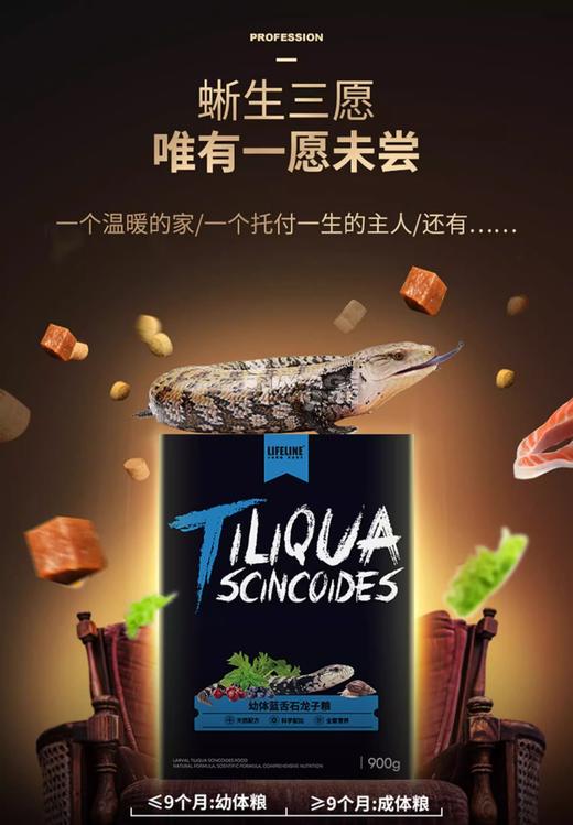 蓝舌石龙子成年粮 幼年粮 LIFELINE命脉 商品图2