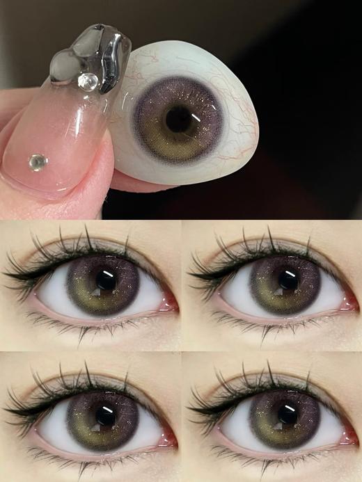 艾吉拉Loveiikira 浪漫星河 日抛 十片 14.2mm 参考着色13.2mm 基弧8.6 含水50% 新锐国货 商品图0