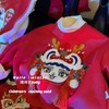 【39.9/件 拜年服刺绣加绒】冬季儿童加绒加厚卫衣，过年圣诞系列上衣聚 商品缩略图4