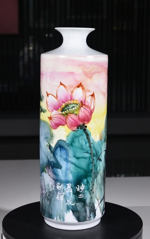 印象彩荷韵赏瓶 商品图0