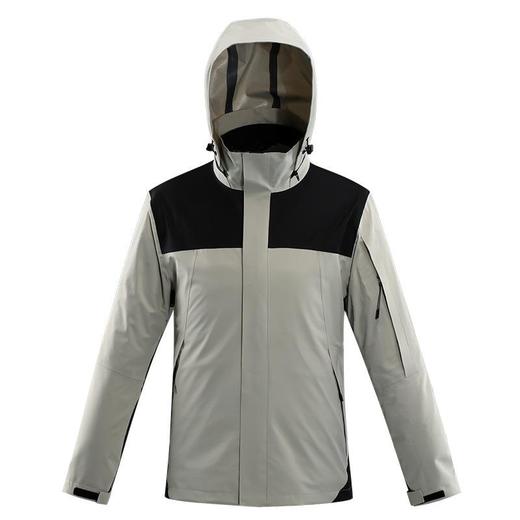 秋冬户外冲锋衣男女三层压胶滑雪服防风水两件套三合一登山服 商品图4