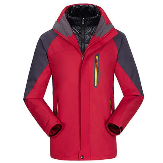 冬季户外羽绒内胆冲锋衣男女三合一两件套可拆卸防风防水登山服男 商品图4