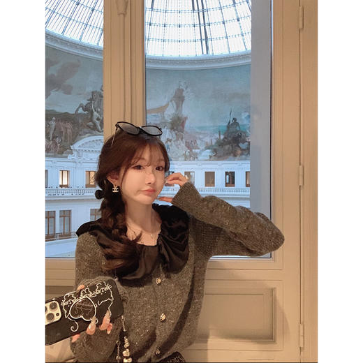 金蘑菇菇 元英妹妹系 新季微甜白兰地 / 乖甜减龄内搭毛衣+半裙 商品图6