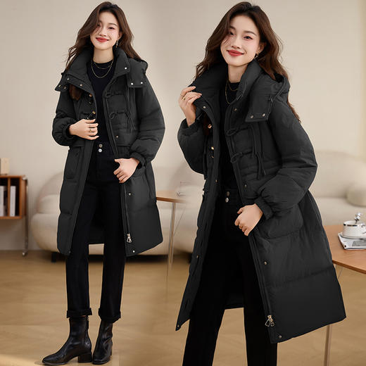 冬季新款，时尚气质长款保暖外套羽绒服HR-YBX8016 商品图1