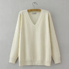 秋冬【大码V领针织衫】韩版 显瘦休闲 开衫女装 商品缩略图2