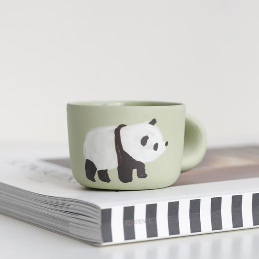 「中国 moiminjia」旻佳 手绘 可爱 春日 手握杯 尾巴杯 商品图1