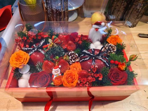 圣诞蝴蝶结苹果礼盒 商品图1