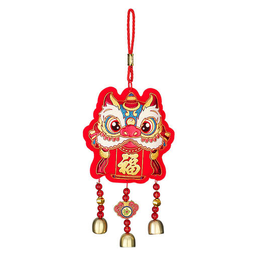 【瑞龙贺岁风铃挂饰】2024龙年新年装饰醒狮挂件春节过年客厅场景布置喜庆福字 风铃挂饰 商品图4