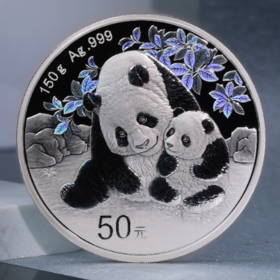 2024年150克.1公斤熊猫银币