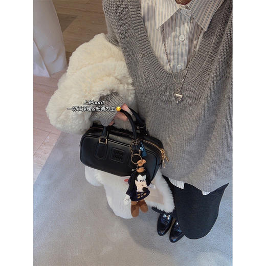 金蘑菇菇 Parallele日落威尔顿 衬衫套组/ 知性风u领毛衣叠穿衬衫 商品图4