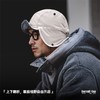 马登工装 山系户外vintage飞行员翻檐帽摇粒绒护耳平檐雷锋帽男冬 商品缩略图3